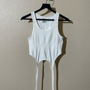 Helmut lang white multiway top